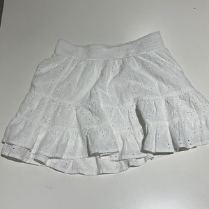 white american eagle lace white skirt